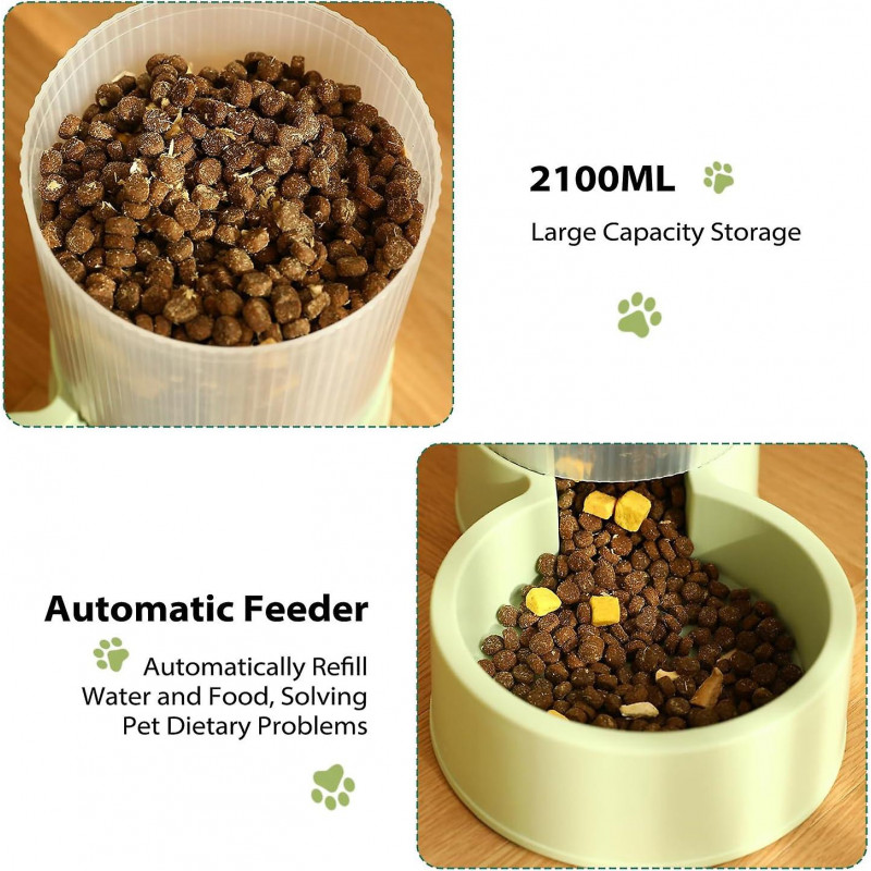 Cat And Dog Dry Food Dispenser, Automatic Dry Food Dispenser, Pet Food Dispenser, For Small And Large Dogs, Cats