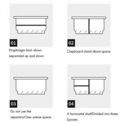 Boîte de fruits et légumes fraîchement conservée Boîte de garde fraîche avec couvercle, un