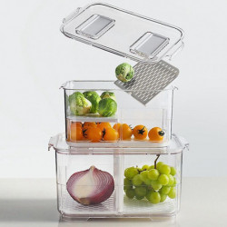 Boîte de fruits et légumes fraîchement conservée Boîte de garde fraîche avec couvercle, un