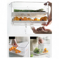 Boîte de fruits et légumes fraîchement conservée Boîte de garde fraîche avec couvercle, un