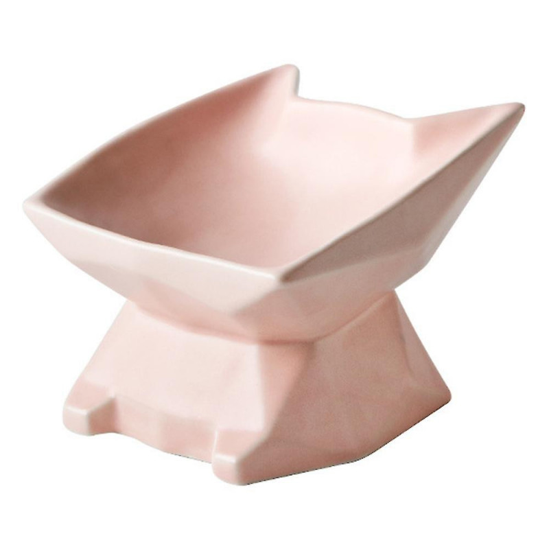 Cat Bowl Dog Bowl Oblique Mouth Bowl High Foot Bowl Flat Face Cat Bowl To Protect The Spine