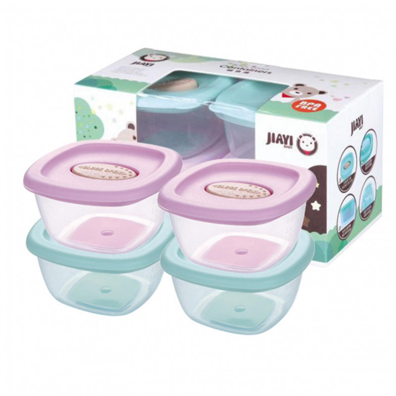 Baby Feeding Container With Scale Heat Resistance Food Preservation Box