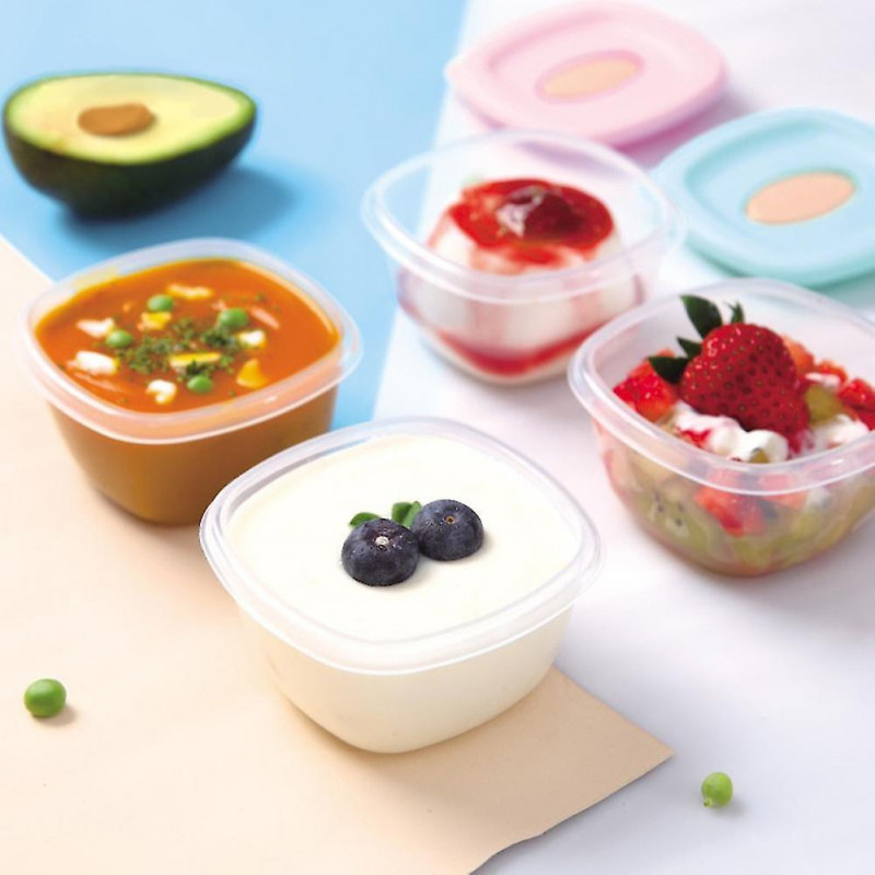 Baby Feeding Container With Scale Heat Resistance Food Preservation Box