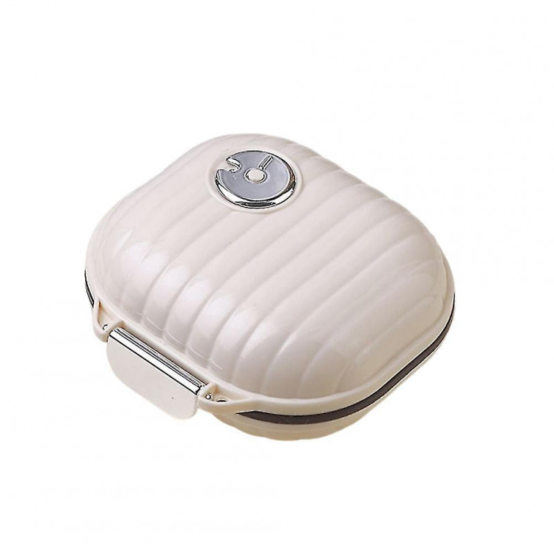 Mini Portable Tablets Dispenser Large Capacity Medicine Box Moisture-proof Sealed Tablets Storage Box