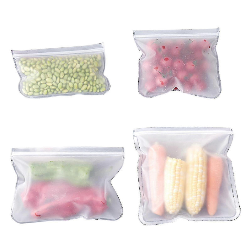 Transparent Airtight Bags For Refrigerator Sealed Food-grade Reusable Washable Fresh-keeping