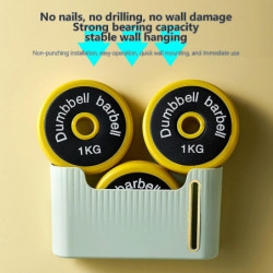 Plastic Bag Organizer, Wall Mount/Adhesive Hanging Storage Dispensers - Washable Garbage Bag Holder