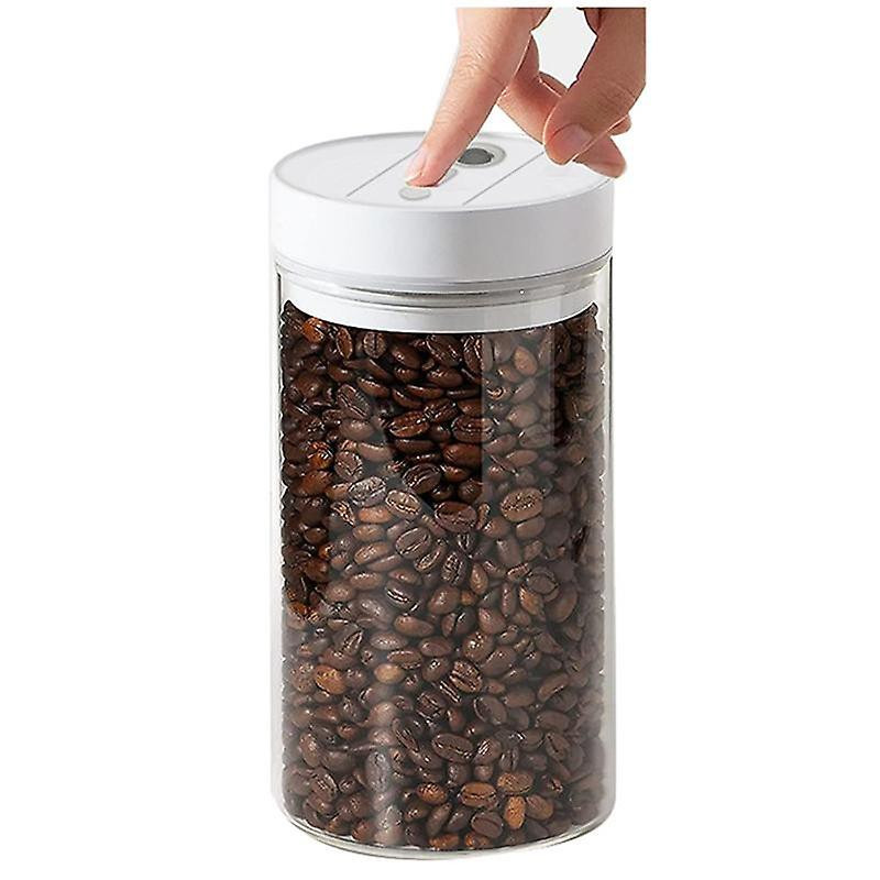Electric Coffee Beans Vacuum Sealed Tank Food Storage Jars Household Moisture-Proof Air Extraction Airtight Container-B