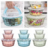 Plastic Fruit Box Fruit Containers With Tureen Bowl Clear Plastic Container Plastic Container Sealed Container Pink
