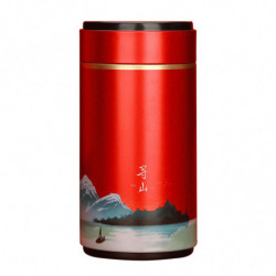 Boîte de stockage en fer blanc rond Conteneur hermétique pour réservoir pour étui pour thé Snac