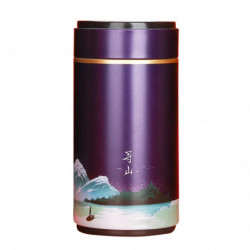 Boîte de stockage en fer blanc rond Conteneur hermétique pour réservoir pour étui pour thé Snac