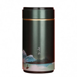 Boîte de stockage en fer blanc rond Conteneur hermétique pour réservoir pour étui pour thé Snac