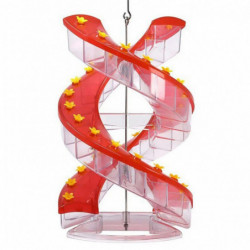 Helixes 32-port Hummingbirds Feeder Rotating Birds Food Dispenser Flip Top Birds Food Container