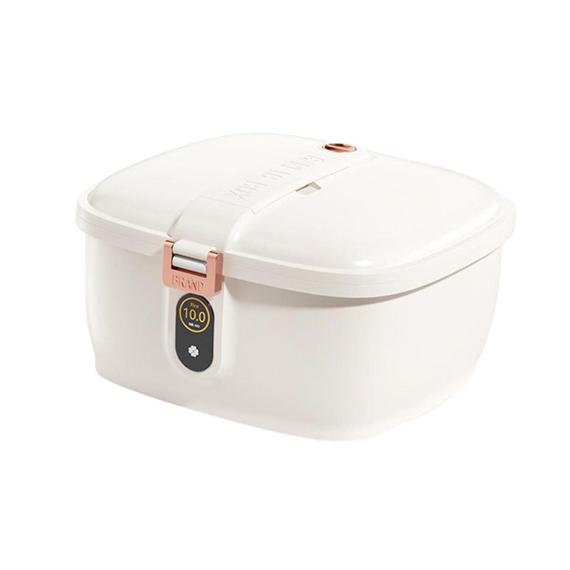 Rice Container, Food Grain Box Bin, Large Capacity for Flour Nuts Cereal