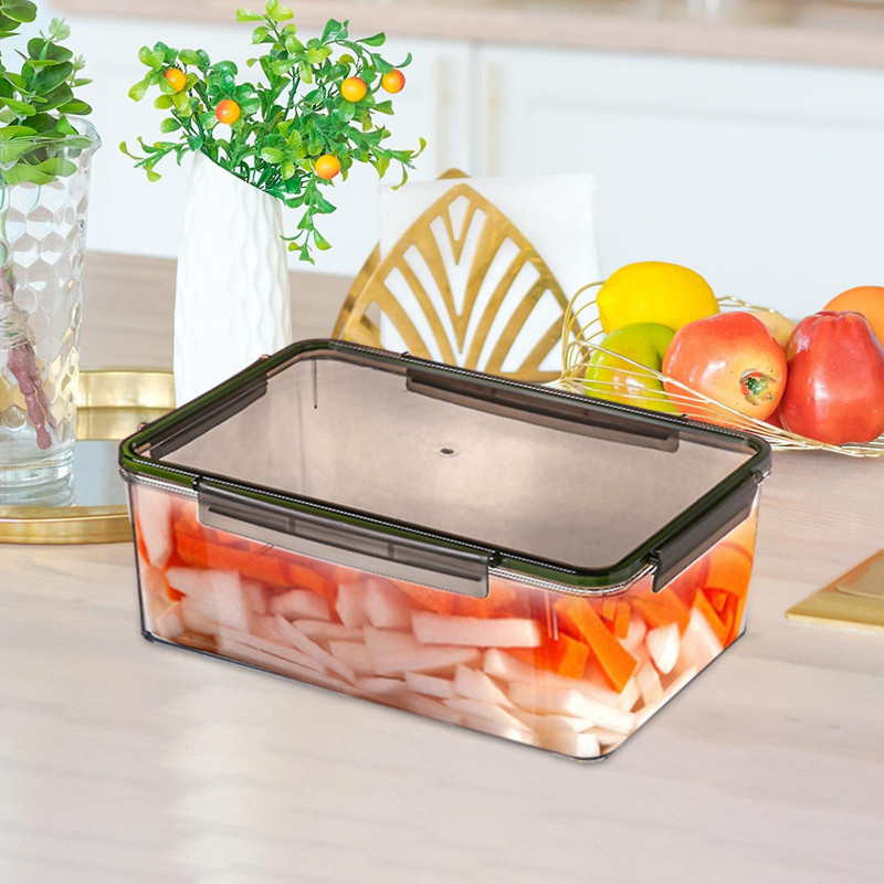 Récipient de choucroute Kimchi, boîte de conservation de cornichons portable, organisateur de réfrigérateur pour [...]