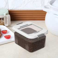 Récipient à riz, bac à boîte à grains alimentaires, grande capacité pour la farine de noix de céréales de [...]