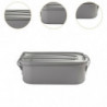 Lunch Box Easy to Clean Tableware Food Container for Home Travel Backpacking 1 Handle