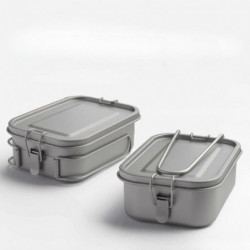 Lunch Box Easy to Clean Tableware Food Container for Home Travel Backpacking 1 Handle