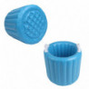 Outdoor Multi-functional Porable PVC Inflatable Ice Bucket Foldable Bucket Storage Bucket (Blue)