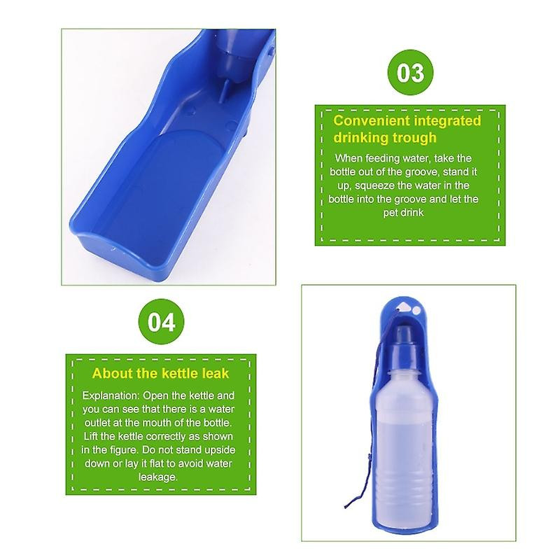 250ml Outdoor Portable Pet Water Bottle