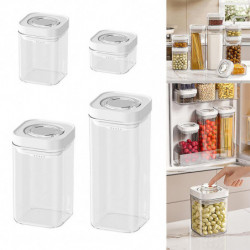 2300ml Sealed Storage Jar Cans Tank Food Container Free Kitchen Organization