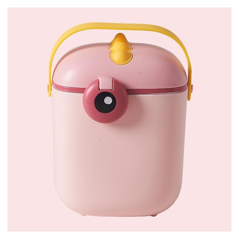 Cute Dinosaur Baby Formula Dispenser Portable Milk Powder Dispenser Container Storage Box (BPA-Free,