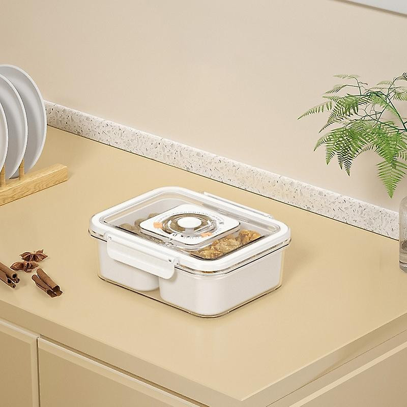 TY-90022 Airtight Food Storage Box with Timer PET+PP Spices Container, Size S (BPA-Free, No FDA)
