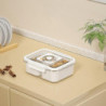 TY-90022 Airtight Food Storage Box with Timer PET+PP Spices Container, Size S (BPA-Free, No FDA)