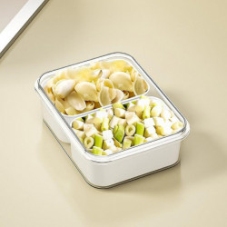TY-90022 Airtight Food Storage Box with Timer PET+PP Spices Container, Size S (BPA-Free, No FDA)