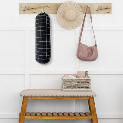 2pcs Plastic Bag Holder, Large Grocery Bags Holders, Wall Mount Garbage Plastic Bag Organizer, Shopping (check Black)