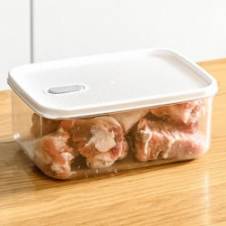 TY-59365 1350ml Refrigerator Food Organizers PE+PET Containers Bins with Lids (BPA-Free, No FDA)