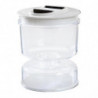 Pickle & Olive Jar Container With Strainer Leak-proof Sealed Plastice For Home Qian