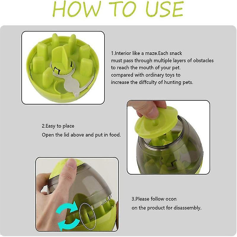 Pet Dog Toy Interactive Cat Toy Pet Food Container Dog Bowl Food Dispenser For Cats Dog Training Balls Pet Tumbler Toys