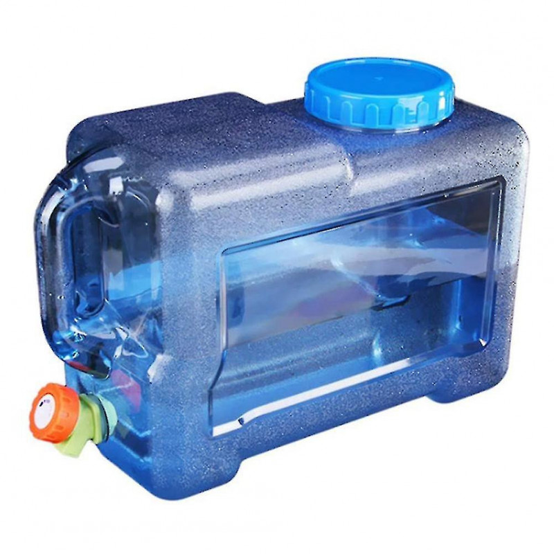 Bidon d’eau avec robinet et poignées, 12l Camping Portable Bucket Car Conteneur d’eau avec couvercle pour OU