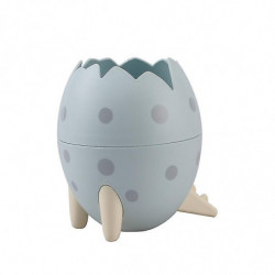 Trash Can Dinosaur Egg Desktop Storage Bucket Clamshell Large Capacity Multifunctional Compact Jb5-2