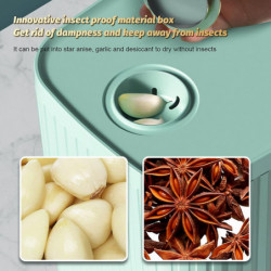 10kg Grande capacité Anti poussière Riz Bucket Grain Farine de cuisine avec