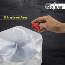 PIECES water canisters 10l | Foldable | with practical pouring tap and | Water canister for camping, outdoor etc. [...]