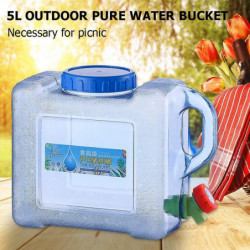 5L camping water canister, water container with tap, portable drinking water canister, camping water tank with [...]