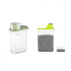 4pcshousehold Transparent Grain Storage Tanks, Kitchen Storage Boxes, Plastic Sealed Tanks