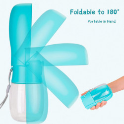 Dog Water Bottles 350ml, Foldable Dog Travel Water Bottle, Portable Dog Water Bottle For Dog Cat Pet Outdoor