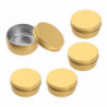 10pcs Empty Makeup Aluminium Pot Jar Tin Lip Balm Container Storage Box