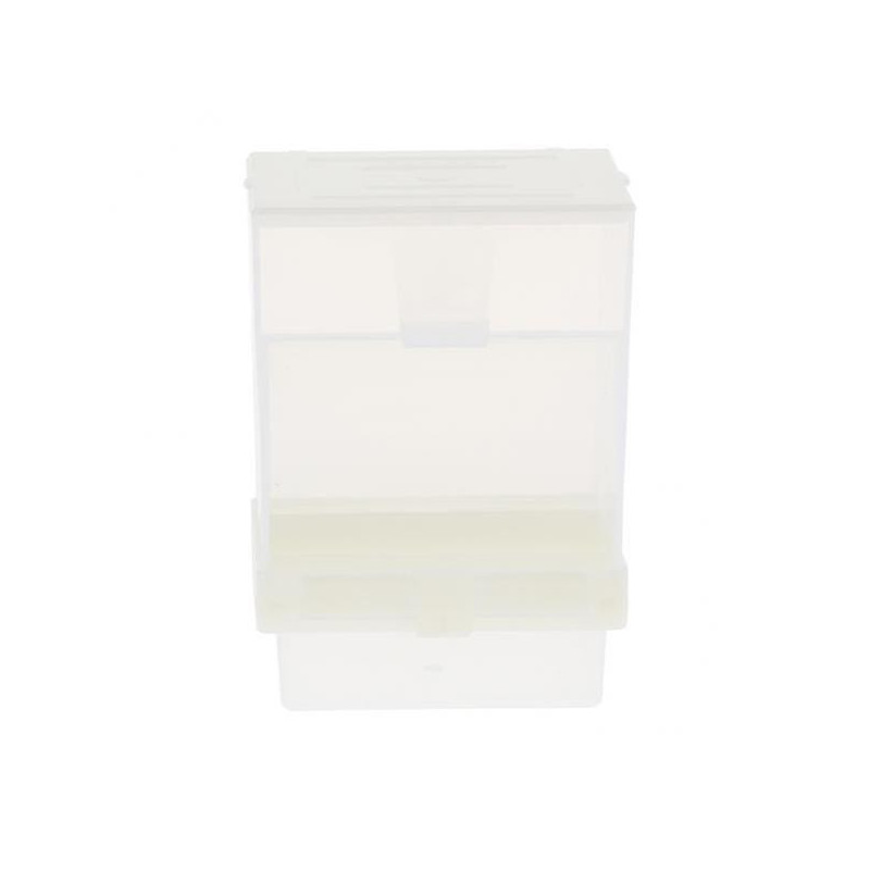 6xbird Cockatiels Feeder Automatic Plastic Food Container Parrot Splash Proof