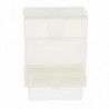 6xbird Cockatiels Feeder Automatic Plastic Food Container Parrot Splash Proof