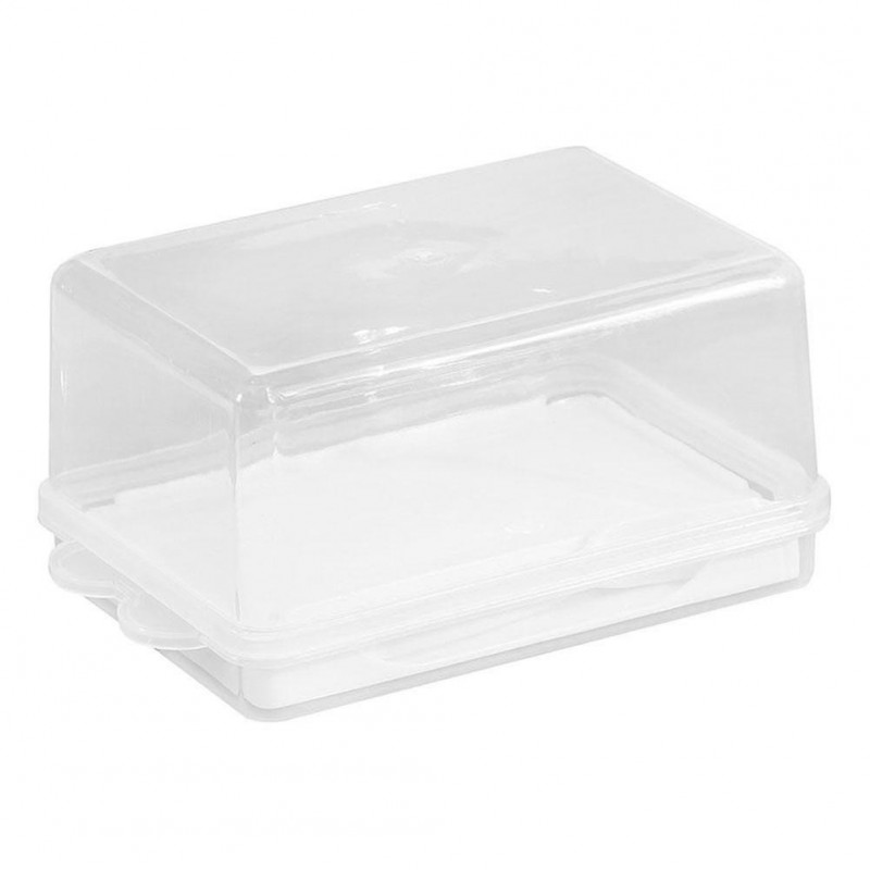 Plastic Butter Storage Box Container Transparent Enlarged Cheese Serve