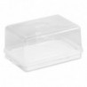 Plastic Butter Storage Box Container Transparent Enlarged Cheese Serve