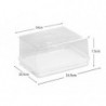 Plastic Butter Storage Box Container Transparent Enlarged Cheese Serve