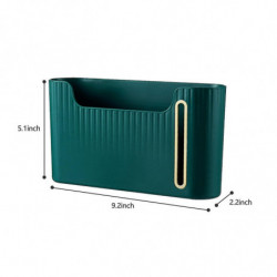 Plastic Bag Organizer, Wall Mount or Adhesive Hanging Storage Dispenser - Washable Holder for Plastic Bags