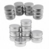 Lot 22pcs 10g 50g Round Aluminum Cosmetics Cream Empty Lip Balm Containers Jars Tin With Screw Lid