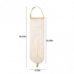 Kitchen Dining Plastic Bag Holder Grocery Bag Holder Trash Bags Holder Wall Mount Garbage Plastic Bag Organizer