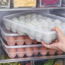 Wharick Storage Box Large Capacity Fresh-keeping PP Fridge Egg Container for Kitchen Wharick Storage Box Large Capacity Fresh-keeping PP Fridge Egg Container for Kitchen
