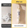 Kitchen Dining Plastic Bag Holder Grocery Bag Holder Trash Bags Holder Wall Mount Garbage Plastic Bag Organizer